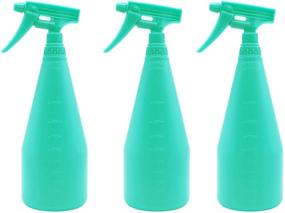 img 4 attached to 🌼 Seasonfall 34oz Plastic Spray Bottles, 3 Pack for Cleaning Solutions - Leak Proof & Adjustable Head - Ideal for Garden, Home, and Office Use