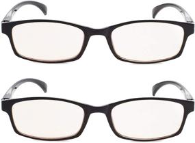 img 3 attached to 👓 Stylish 2 Pair Design Computer Reading Glasses for Women and Men