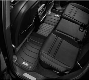 img 1 attached to 🚗 3W Porsche Macan 2014-2020 TPE All Weather Custom Fit Floor Mats - Black