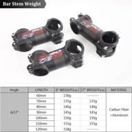 us stock ec90 60/70/80/90/100/110/120mm mtb road bike stem - superlight strengthen mountain bicycle stems in 3k carbon fiber & aluminum, fit 31.8mm handlebar & 28.6mm fork logo