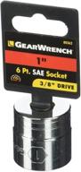 🔧 gearwrench 80362: высококачественный 3/8" гнездовой ключ стандарта sae для 1", применение с 6 точками логотип