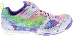 img 2 attached to 👟 Boys' Sneakers: TSUKIHOSHI Machine Washable Slip Resistant Non Marking Shoes with Strap Closure