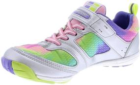 img 4 attached to 👟 Boys' Sneakers: TSUKIHOSHI Machine Washable Slip Resistant Non Marking Shoes with Strap Closure