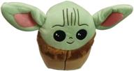 mandalorian yoda baby plush toys - stuffed baby pillow, 8.6" yoda plush toys logo