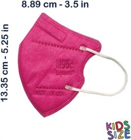 img 1 attached to 👶 Breathable Layered Protection Kids Face Mask