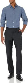 img 1 attached to Non Iron Men's Clothing: Tailored Stretch Poplin Shirts with BUTTONED Design