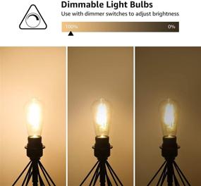 img 3 attached to 💡 Enhance Your Space with Lepro Vintage Filament Dimmable Equivalent Bulb