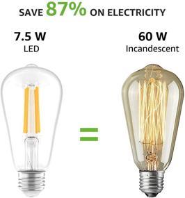 img 2 attached to 💡 Enhance Your Space with Lepro Vintage Filament Dimmable Equivalent Bulb