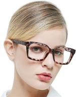 👓 stylish mare azzuro bifocal reading glasses: trendy oversized readers in various prescription strengths for women logo