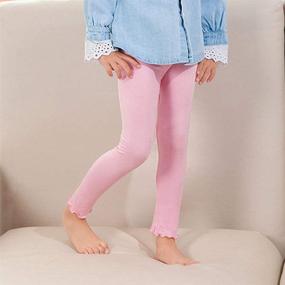 img 3 attached to EEZYCHOIC Leggings Toddler 4 Pack Little