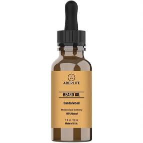 img 4 attached to Aberlite Beard Growth Oil & Conditioner for Men - Softens and Hydrates Facial Hair