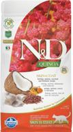 farmina n&amp;d quinoa skin &amp; coat herring coconut turmeric dry cat food 3.3 lbs. logo
