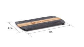 img 3 attached to 🧔 Man & Mane Premium Dual-Action Beard Comb: Natural Ox Horn and Sandalwood with Black Protective Case – The Ultimate Beard & Mustache Grooming Companion & Gift for Men