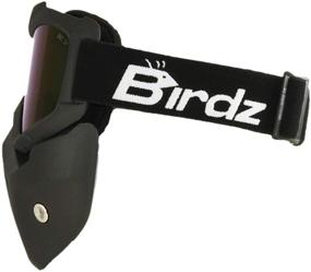 img 3 attached to Birdz Skullbird Padded Motorcycle Riding Motorcycle & Powersports