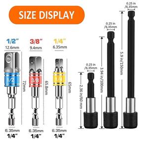 img 1 attached to Extension 105°Right Attachment Universal Screwdriver