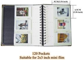 img 2 attached to LEONULIY 120 Pockets Mini Photo Album Fits For Fujifilm Instax Mini 11 Mini 9 Mini 8 Mini 7S Mini 90 Mini 25 Scrapbooking & Stamping
