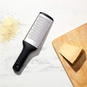 img 1 attached to 🖤 OXO Good Grips Grater in Sleek Black