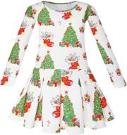 🎄 sunny fashion christmas stockings: stylish holiday dresses for girls logo