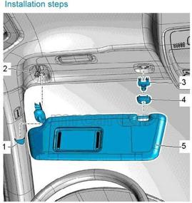 img 1 attached to Наслаждайтесь двойным пакетом кронштейнов крючка для солнечного козырька Porpor Booya для A1 A3 A4 A5 Q3 Q5 оригинальное оборудование (8E0 857 562) (бежевый)