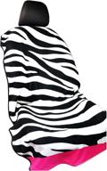 y 40 thieves sweat towel auto car seat cover machine washable for yoga running beach swimming boxing workout outdoor sports(zebra black) logo