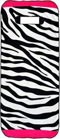 img 3 attached to Y 40 THIEVES Sweat Towel Auto Car Seat Cover Machine Washable For Yoga Running Beach Swimming Boxing Workout Outdoor Sports(Zebra Black)