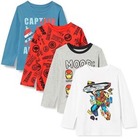 img 4 attached to 👕 Spotted Zebra Toddler Long Sleeve T Shirts Boys' Clothing: Stylish and Comfortable Collection for Your Little Boys