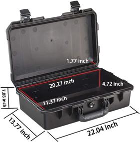 img 3 attached to HILDRYN Waterproof Foam，Black 22 04X13 77X7 08 Toolboxes Accessories