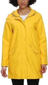 img 4 attached to Fahsyee Women's Waterproof Hooded Raincoat - Long Active Outdoor Windbreaker Jacket