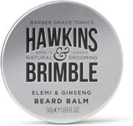 hawkins & brimble beard balm 50g / 1.69 fl oz. - promote smooth and manageable beard growth with acclaimed signature scent logo