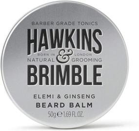 img 4 attached to Hawkins & Brimble Beard Balm 50g / 1.69 fl oz. - Promote Smooth and Manageable Beard Growth with Acclaimed Signature Scent