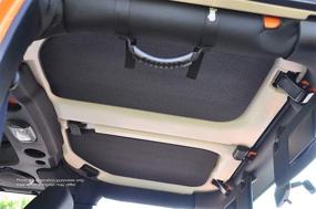 img 3 attached to Enhance Your Jeep Wrangler's Audio Experience with Design Engineering 050136 Boom Mat White Sound Deadening Headliner (2007-2010)