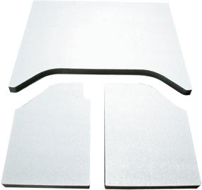 img 4 attached to Enhance Your Jeep Wrangler's Audio Experience with Design Engineering 050136 Boom Mat White Sound Deadening Headliner (2007-2010)