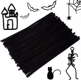 img 4 attached to Caydo Black Pipe Cleaners Halloween Decorations