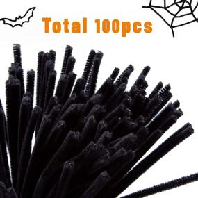 img 3 attached to Caydo Black Pipe Cleaners Halloween Decorations