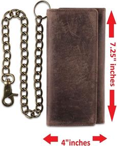 img 2 attached to Blocking Tri Fold Cowhide Leather Wallet Men's Accessories and Wallets, Card Cases & Money Organizers