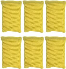 img 3 attached to Iconikal Microfiber Scrubber Sponge 6 Pack