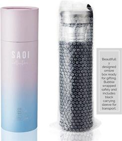 img 1 attached to 💎 Saoi Crystal Water Bottle - Rose Quartz Amethyst Gemstone Elixir - Loose Leaf Tea Infuser - Natural Wellness Healing Crystals - Glass/Stainless Steel - Gift Set: Elevate Your Hydration and Nourish Your Mind, Body, and Spirit