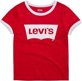 img 4 attached to 👕 Levi's Big Girl's Classic Batwing T-Shirt: Timeless Style and Comfort for Young Fashionistas