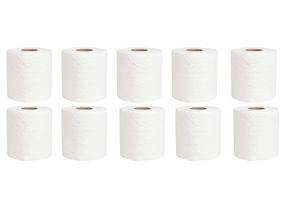 img 2 attached to 🧻 Pantryware Essentials 2-Ply Toilet Paper Giant Rolls - Pack of 10 Rolls (500 Sheets Each)