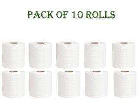 img 1 attached to 🧻 Pantryware Essentials 2-Ply Toilet Paper Giant Rolls - Pack of 10 Rolls (500 Sheets Each)