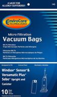 🌬️ envirocare commercial vacuum cleaner allergy bag, pack of 10 - perfect solution for allergy-prone spaces логотип