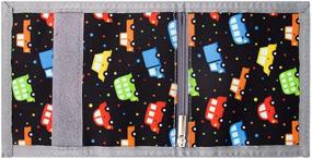 img 2 attached to 🏀 Trifold Zippered Novelty Children Basketball Boys' Accessories: Organize in Style!