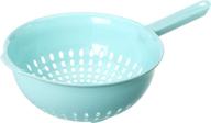 bpa-free plastic 3-quart colander with handle by goodcook - assorted color options logo