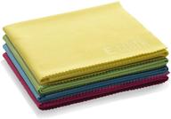 🧽 e-cloth glass & polishing microfiber cleaning cloth - 300 wash guarantee, reusable, assorted colors - 4 pack: the ultimate cleaning cloth for streak-free shine! logo