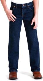 img 2 attached to 👖 Optimized Search: Wrangler Cowboy Relaxed Prewashed Regular Boys' Jeans
