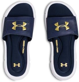 img 2 attached to Boys' Under Armour Ignite Slide Sandal Shoes for Outdoor Activities