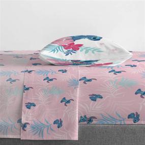 img 1 attached to 🌴 Disney Lilo & Stitch Paradise Dream Twin Sheet Set - Super Soft 3-Piece Cozy Bedding - Fade Resistant Microfiber Sheets (Official Product)