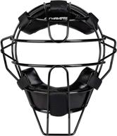 🎭 champro catcher's mask: black, 27-ounce/adult - durable and high-quality protection for catchers логотип