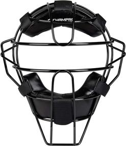 img 4 attached to 🎭 Champro Catcher's Mask: Black, 27-Ounce/Adult - Durable and High-Quality Protection for Catchers