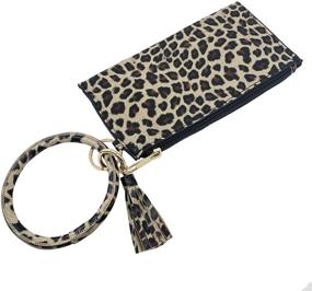 img 4 attached to SOGIBUR Tassel Zipper Pocket Wristlet Women's Handbags & Wallets